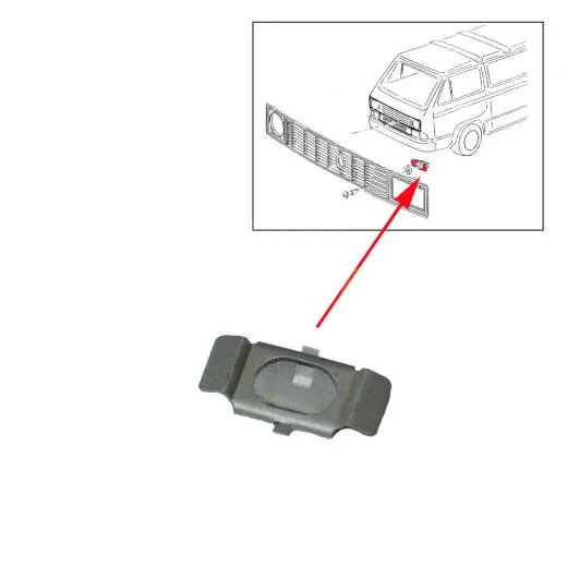 VW Bus T3 Klammer fr Khlergrillclip