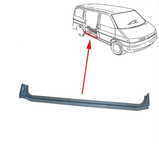 VW Bus T4 Reparaturblech Schiebetrschweller auen