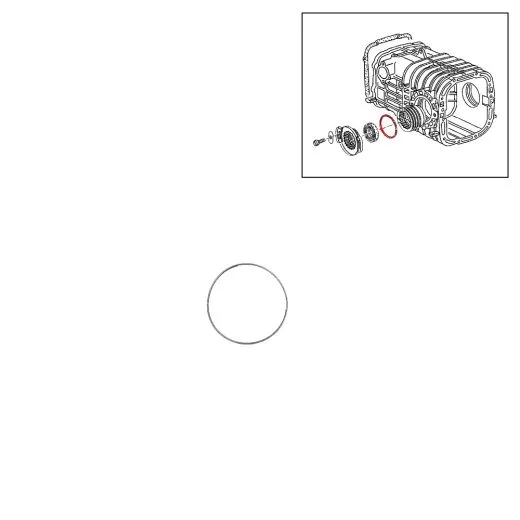 VW Bus T3 Runddichtring fr Ausgleichgetriebe