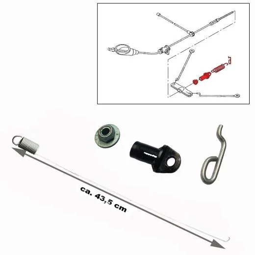 VW Bus T4 Syncro Reparatursatz fr Handbremshebel hinten DoKa / Pritsche