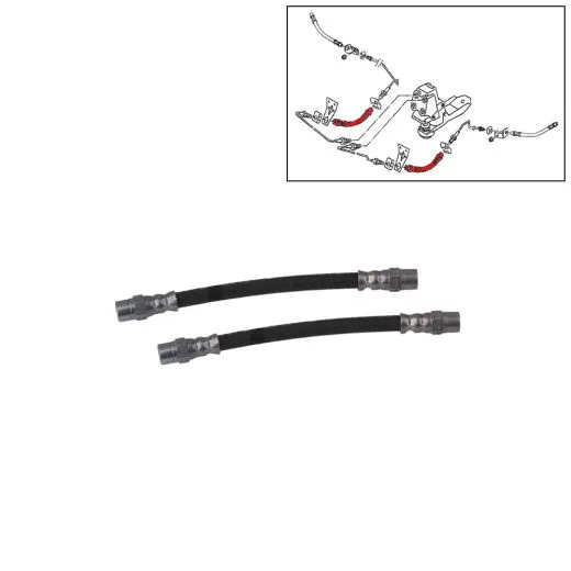 VW Bus T4 Bremsschlauch Hinterachse 160 mm - 2 Stck