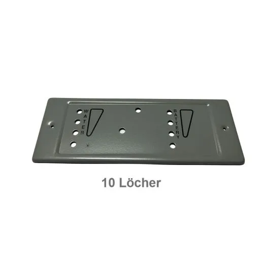 VW Bus T3 Kchenblock-Blende in grau - 10 Loch