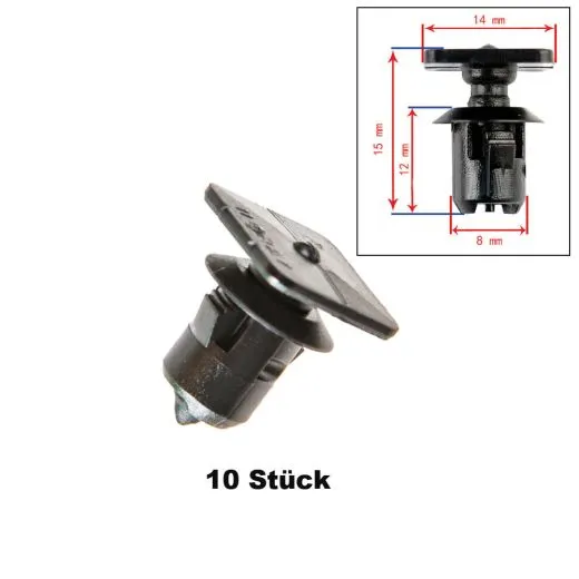 VW Bus T4 T5 T6 Halteclip fr Innenraumverkleidung - 10 Stck
