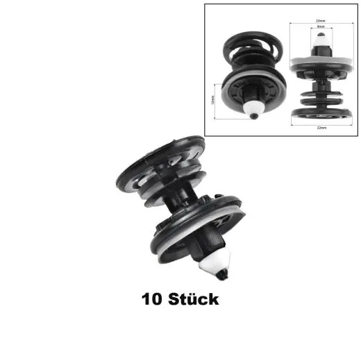 VW Bus T5 Halteclip fr Innenraumverkleidung - 10 Stck