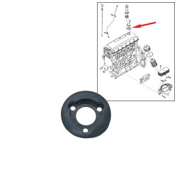 VW Bus T5 Dichtung fr leinfllrohr 2,5 TDI AXD AXE BLJ