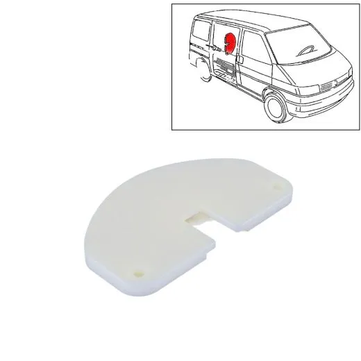 VW Bus T4 Schiebetranschlag B-Sule wei