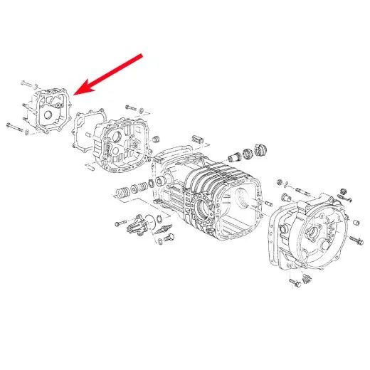 VW Bus T3 Getriebedeckel 5-Gang-Schaltgetriebe