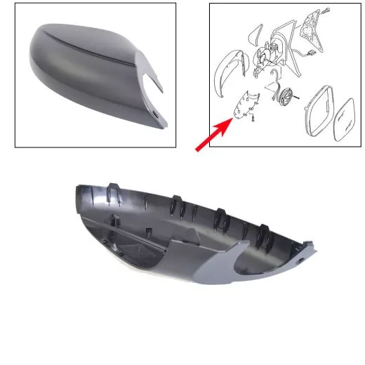 VW Bus T5 Blende / Abdeckung fr Auenspiegel links unten Face-Lift