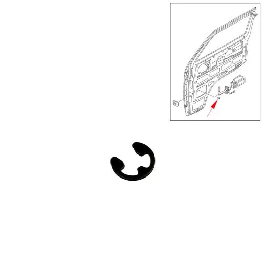 VW Bus T2 T3 Splint / Sicherungsscheibe fr Bolzen Trfangband / Trfeststeller