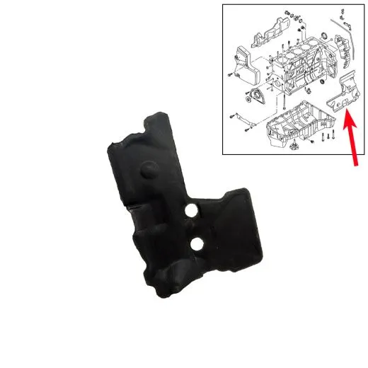 VW Bus T5 Abschirmblech fr Motor 2,5 TDI