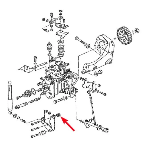 VW Bus T3 T4 Gummibuchse fr Sttze Einspritzpumpe
