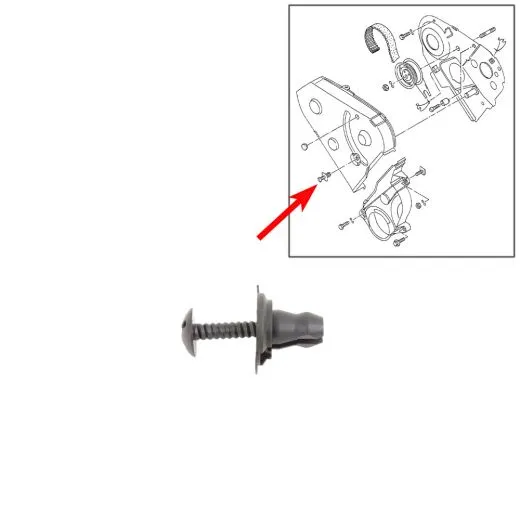 VW Bus T4 Stopfen f�r Zahnriemenabdeckung 1,9 TD ABL 1X
