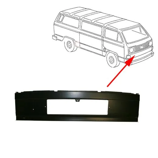 VW Bus T3 Reparaturblech / Frontblech wassergekhlt