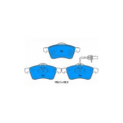 VW Bus T4 Bremsbelge vorne ab Fgst.Nr. 70-Y-000001, 1LU