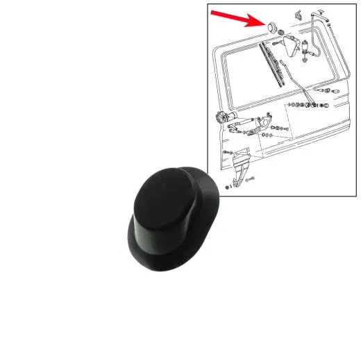 VW Bus T2 T3 Abdeckkappe für Flüssigkeitsbehälter hinten