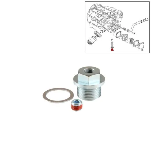 VW Bus T2 T3 Verschlußschraube mit Dichtung für Öldruckregelkolben