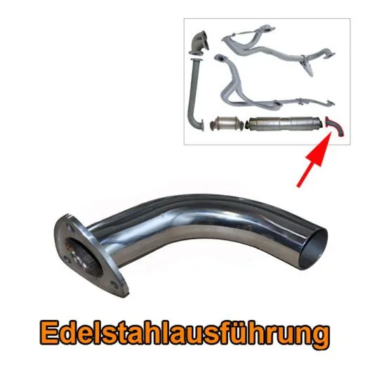 VW Bus T3 Auspuff Endstück WBX 1,9 2,1 Edelstahl verchromt