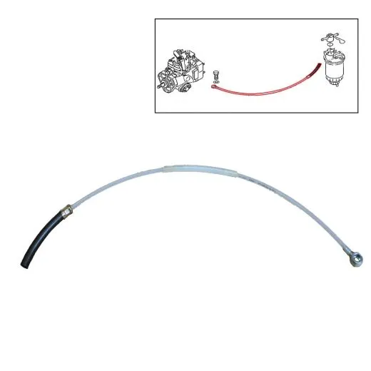 VW Bus T3 Kraftstoffleitung von Pumpe zum Knackfrosch Rücklauf