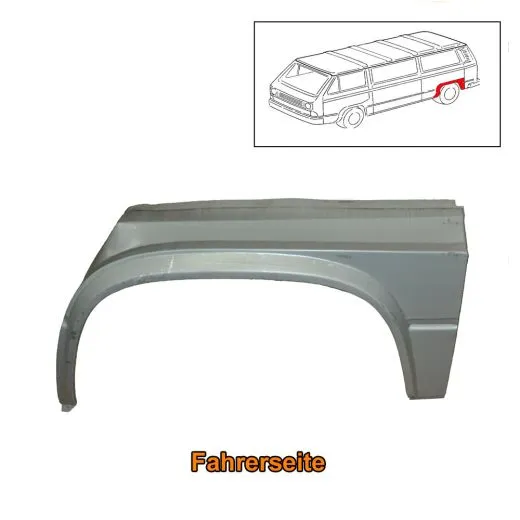 VW Bus T3 Radlauf mit tiefer Ansatzkante hinten links OE
