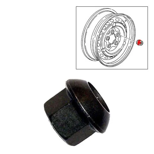 VW Bus T3 Radmutter Hinterachse - 1 Stück