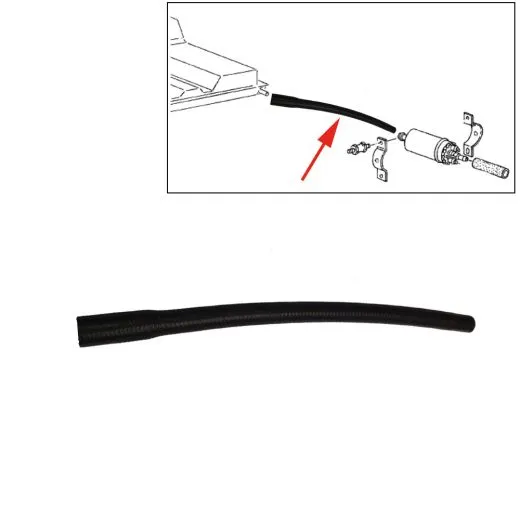VW Bus T3 Reduzierschlauch zwischen Benzinpumpe und Tank, 8/12 mm