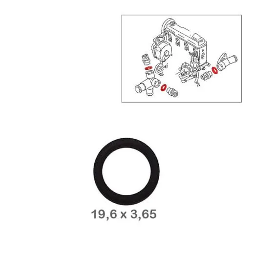 VW Bus T3 T4 Dichtung O-Ring für Thermofühler 19,6 x 3,65