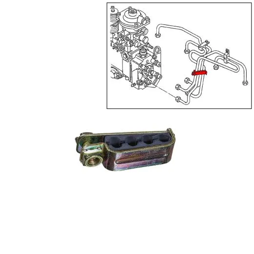 VW Bus T3 T4 Schelle für Einspritzleitungen 1,6 1,7 1,9 Diesel
