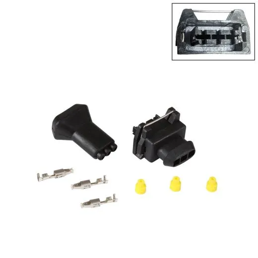 VW Bus T3 T4 Stecker / Buchse 3-polig mit Gummitülle