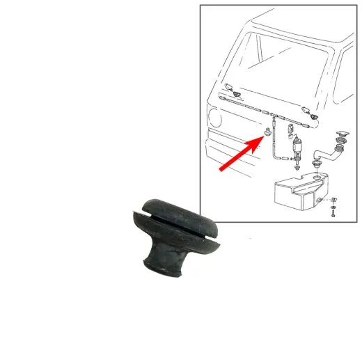 VW Bus T3 T4 Tülle für Scheibenwaschanlage / Heizungsregulierung