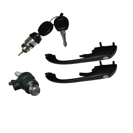 VW Bus T3 Türgriffe, Zündschloss, & Heckklappe bis '84 gleichschl.