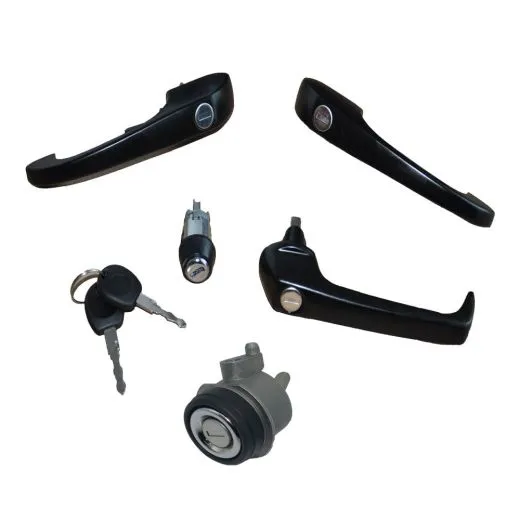 VW Bus T3 Türgriffe, Zündschloss, Schiebetürgriff, Heckklappe ab '84