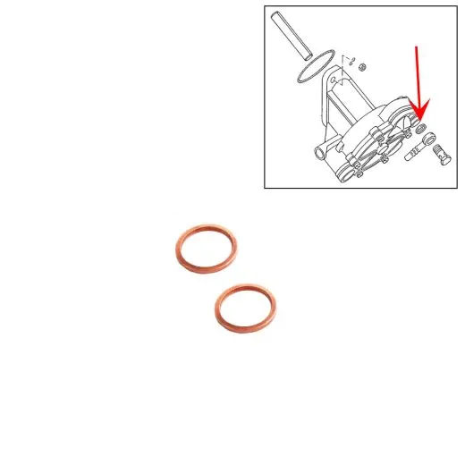 VW Bus T4 Dichtringe für Unterdruckpumpe Vakuumpumpe bis 07/94