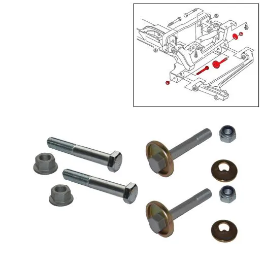 VW Bus T4 Exzenter- und Querlenkerschrauben-Set vorne bis 08/95