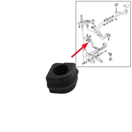 VW Bus T4 Gummilager für Stabilisator 23 mm bis 12/95