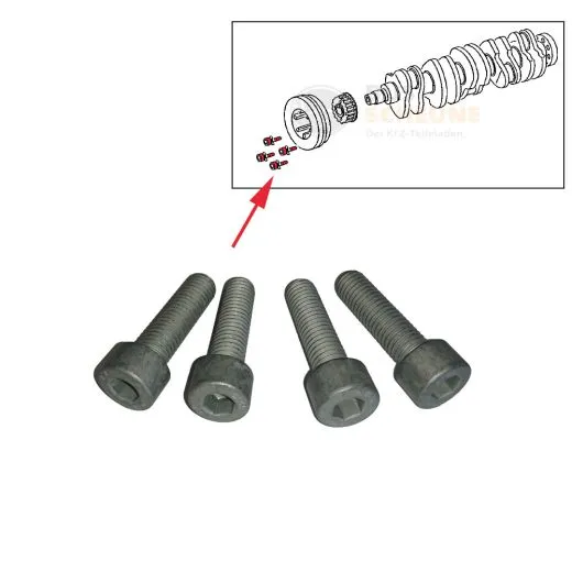 VW Bus T4 Innensechskantschraube Schwingungsdämpfer M8x30