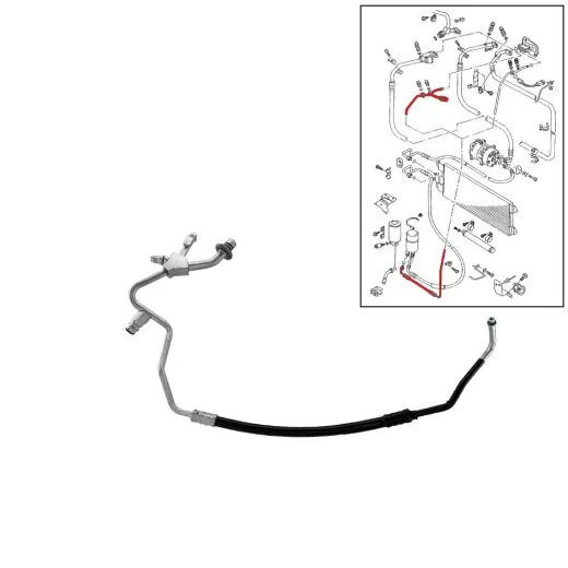 VW Bus T4 Kältemittelrohr Klimaleitung 2,5 TDI AHY AXG