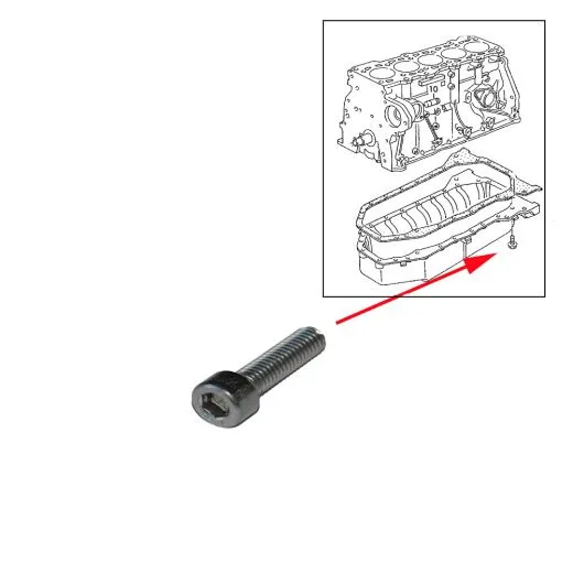 VW Bus T4 Ölwannenschraube aus Edelstahl - 24 Stück