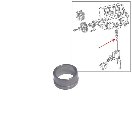 VW Bus T4 Passhülse für Ölpumpe 1,9 D TD 1X ABL