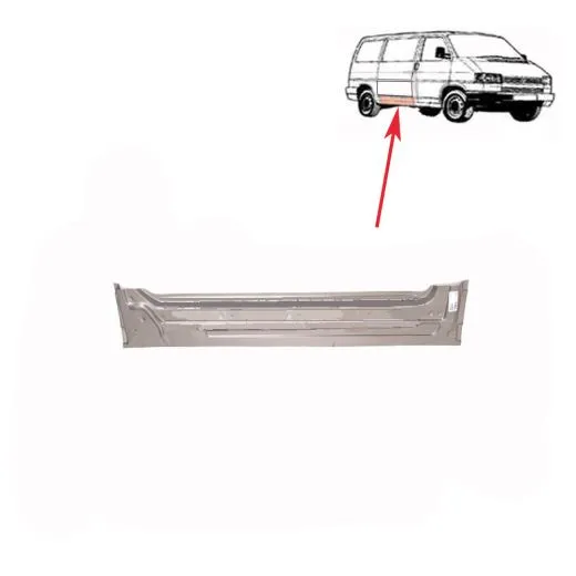VW Bus T4 Reparaturblech Schiebetür unten innen