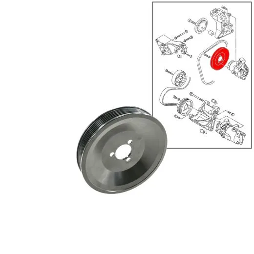VW Bus T4 Riemenscheibe für Keilrippenriemen Servopumpe