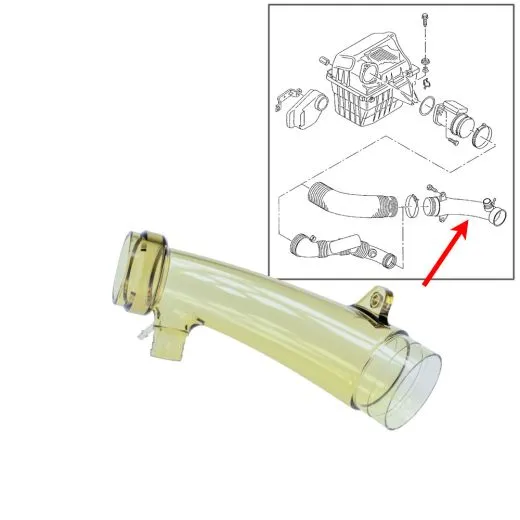 VW Bus T4 Saugrohr / Ansaugstutzen für Turbolader 2,5 TDI ACV AJT AYY