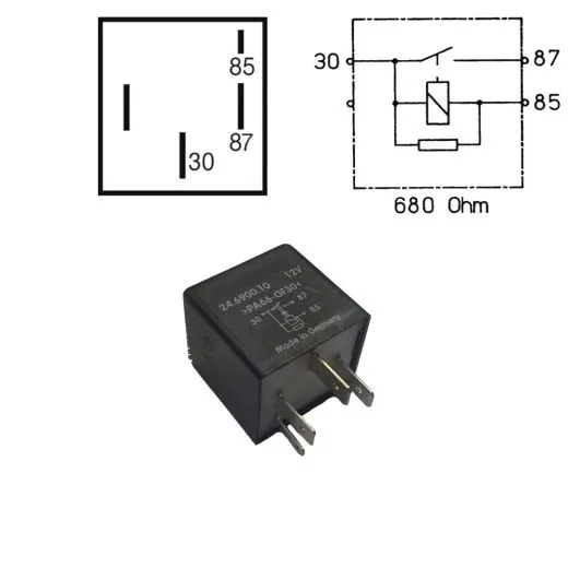 VW Bus T4 T5 Glührelais 2,5 1,9 TDI Relais 109