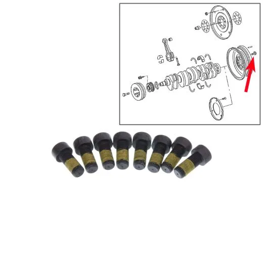 VW Bus T4 T5 T6 Schwungradschraube - 8 Stück 2,5 TDI ACV