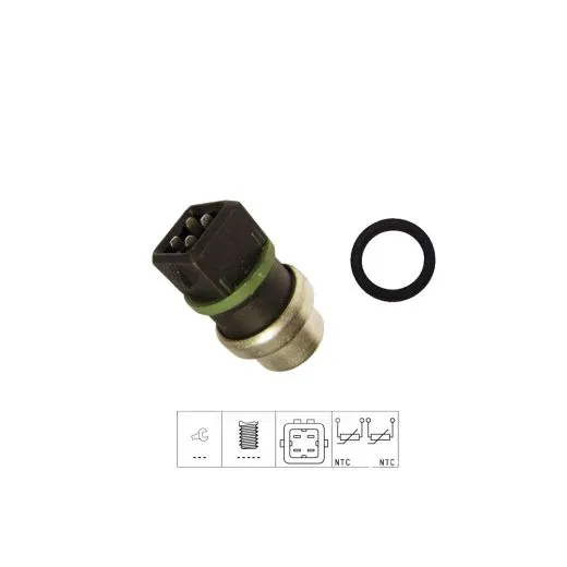 VW Bus T4 Temperatursensor schwarz/grün 4-polig ABL AJA