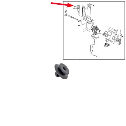 VW Bus T5 Clip für Schiebetürverriegelung / Türverkleidung