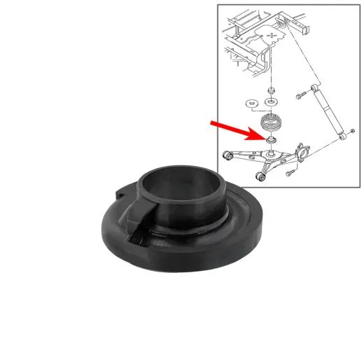 VW Bus T5 T6 Anschlagpuffer unten Hinterachse Achslenker
