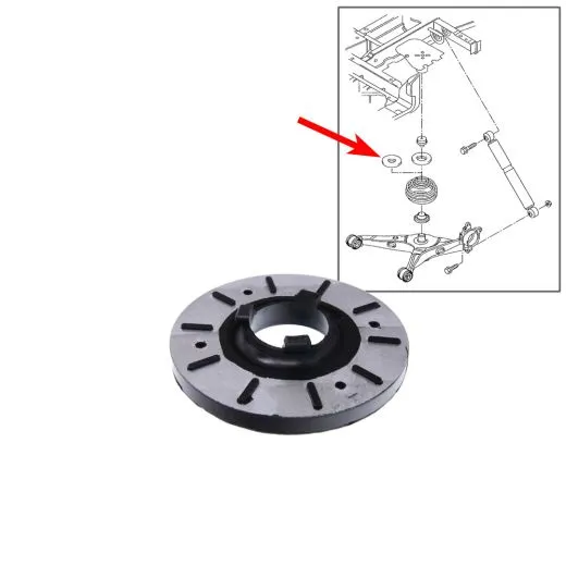 VW Bus T5 T6 Unterlage Hinterachsfedern hinten oben