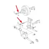 VW Bus T3 Sechskantmutter / Einstellmutter fr Ventilspiel M9 x1