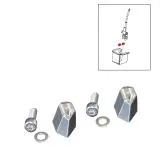 VW Bus T3 Schalthebelf�hrung / Gleitst�ck 5-Gang - 2 St�ck