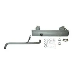 VW Bus T2 T2b Endtopf-Set mit Anbaumaterial '73-'79